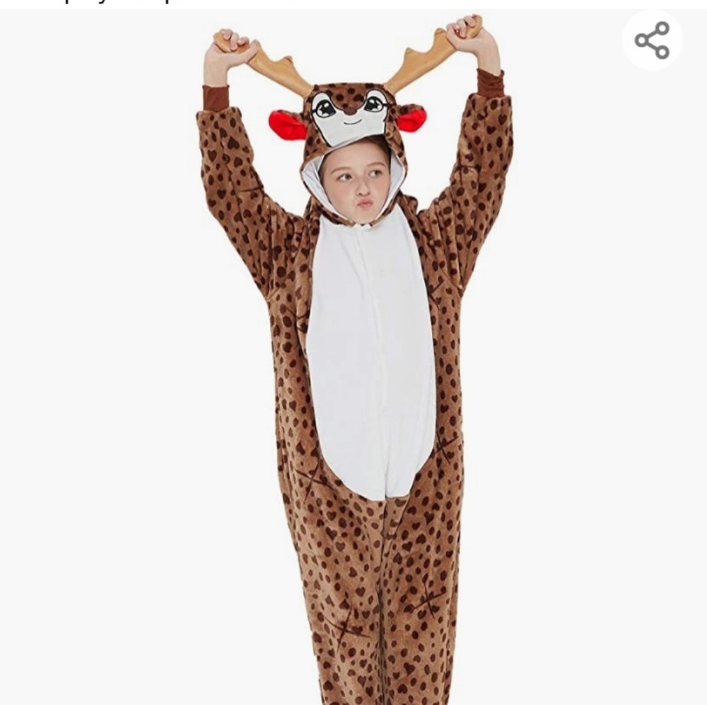 Women's deer onesie